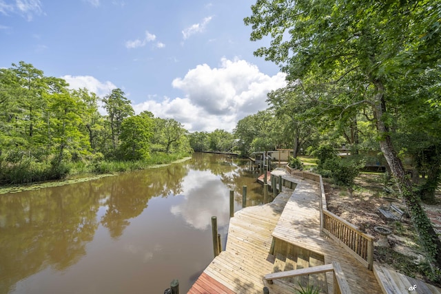 7930 Bunker Rd, Vernon, FL 32462 - dock area featuring a water view