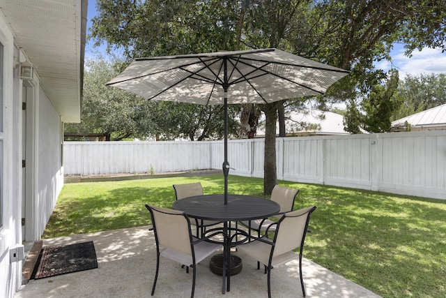 119 Red Bay Ct, Santa Rosa Beach, FL 32459 - view of patio with outdoor dining area