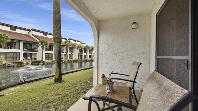 520 N Richard Jackson Blvd Unit 952, Panama City Beach, FL 32407 - balcony featuring a water view