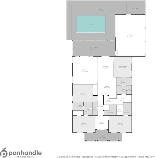 10 Basal St, Inlet Beach, FL 32461 - floor plan / room layout