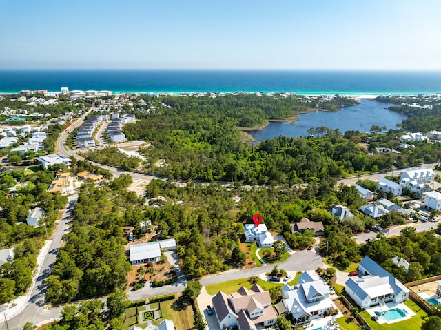 79 Blue Coral Dr W, Santa Rosa Beach, FL 32459 - aerial view of residential area featuring a large body of water