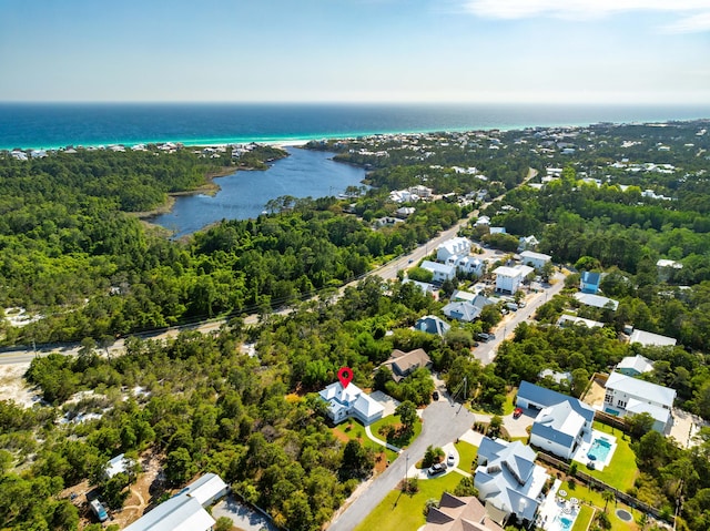 79 Blue Coral Dr W, Santa Rosa Beach, FL 32459 - bird's eye view of a large body of water