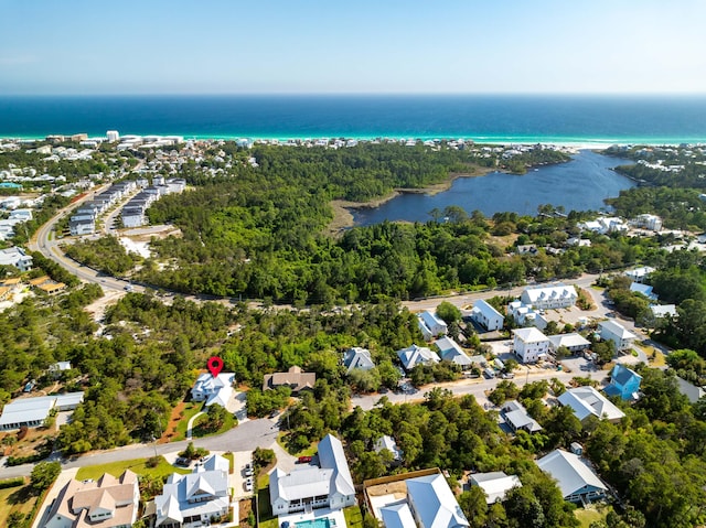 79 Blue Coral Dr W, Santa Rosa Beach, FL 32459 - aerial view of residential area featuring a large body of water