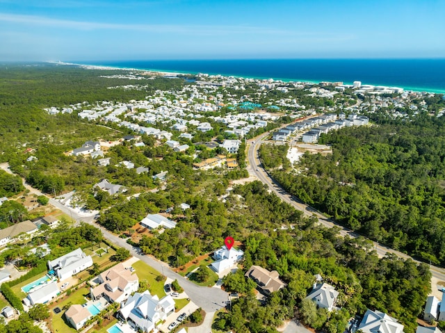 79 Blue Coral Dr W, Santa Rosa Beach, FL 32459 - view of property location featuring a nearby body of water and a heavily wooded area