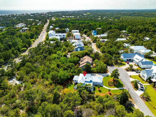 79 Blue Coral Dr W, Santa Rosa Beach, FL 32459 - aerial view of a heavily wooded area