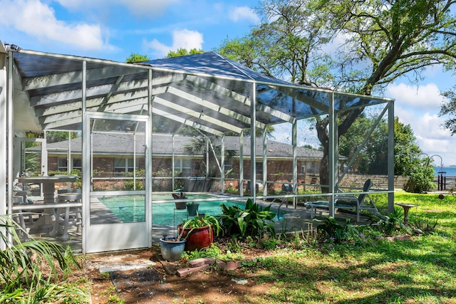 view of outdoor structure with an outdoor pool