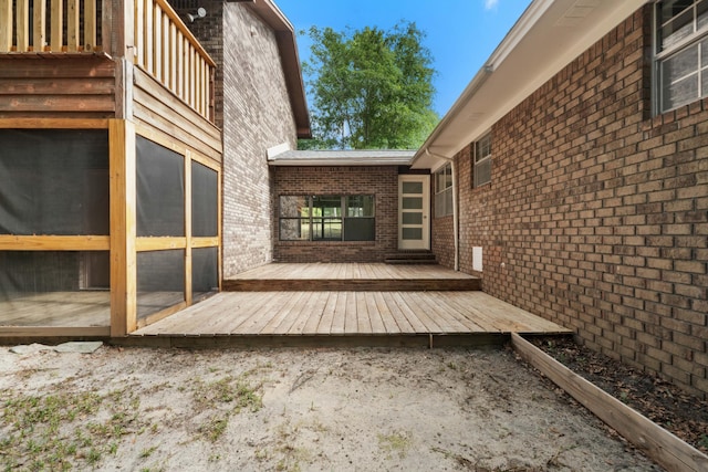 255 Brackin St, Crestview, FL 32539 - view of wooden deck