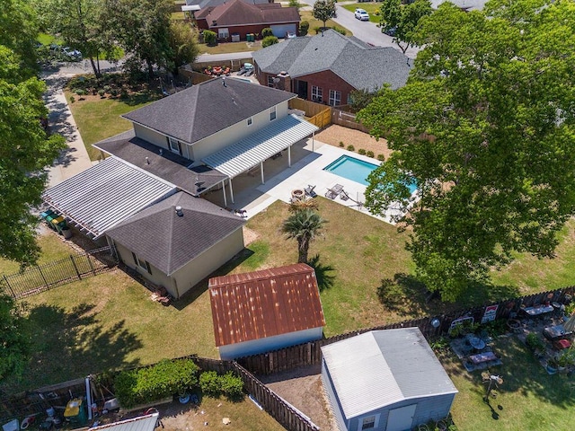 drone / aerial view