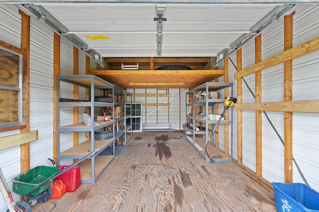 view of storage room