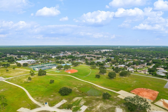 bird's eye view featuring a residential view