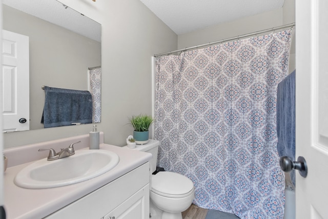 1207 Jefferyscot Dr, Crestview, FL 32536 - bathroom with toilet, a shower with curtain, and vanity