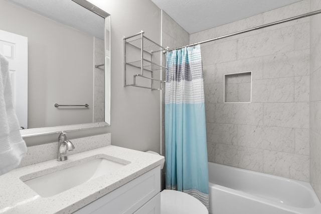 51 Cross Creek Rd Unit 15, Miramar Beach, FL 32550 - bathroom featuring shower / tub combo, toilet, and vanity