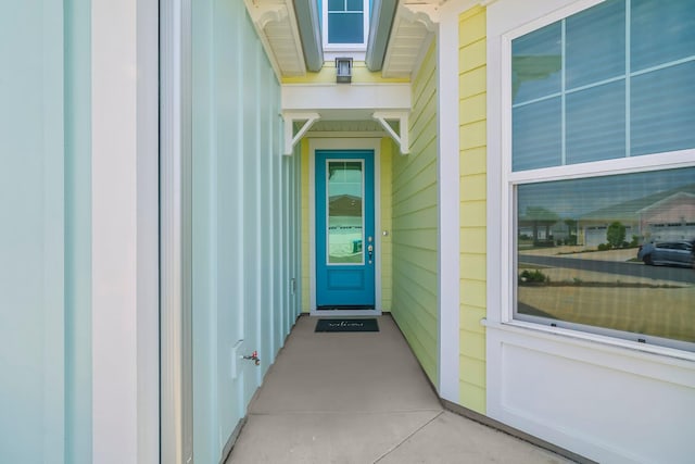 view of entrance to property