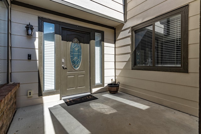 view of entrance to property