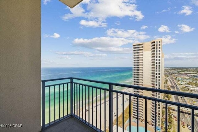 16701 Front Beach Rd Unit 2307, Panama City Beach, FL 32413 - balcony with a water view