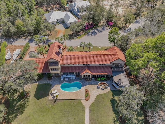 bird's eye view
