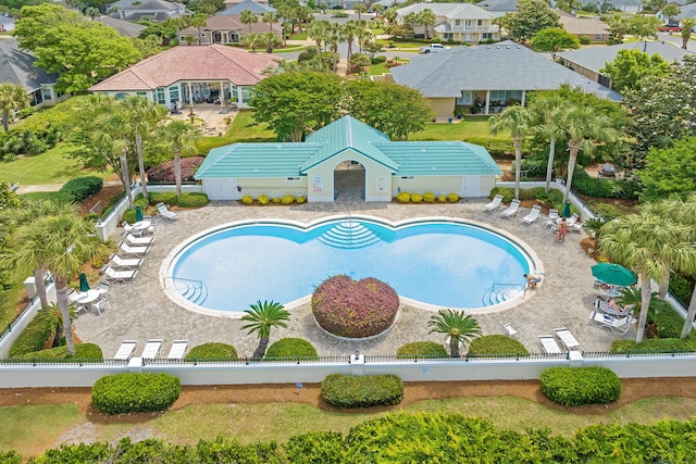 597 Avalon Blvd, Miramar Beach, FL 32550 - community pool with a residential view