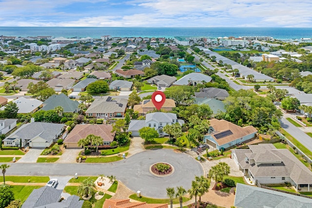 597 Avalon Blvd, Miramar Beach, FL 32550 - birds eye view of property with a water view and a residential view