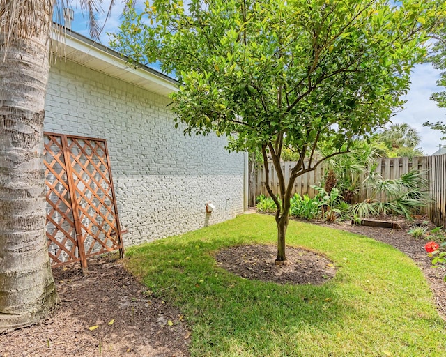 597 Avalon Blvd, Miramar Beach, FL 32550 - view of yard with fence
