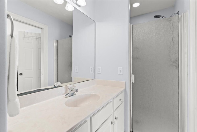 8054 Gulf Blvd, Navarre, FL 32566 - full bath with vanity and a shower stall