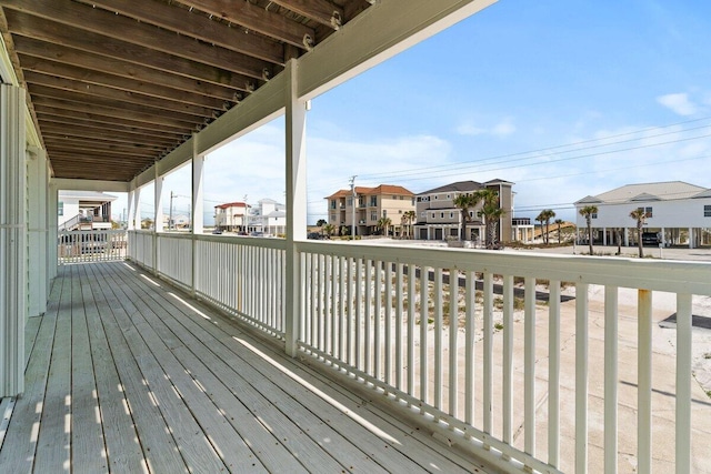 8054 Gulf Blvd, Navarre, FL 32566 - deck with a residential view