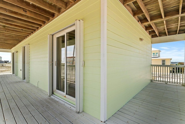 8054 Gulf Blvd, Navarre, FL 32566 - view of wooden deck