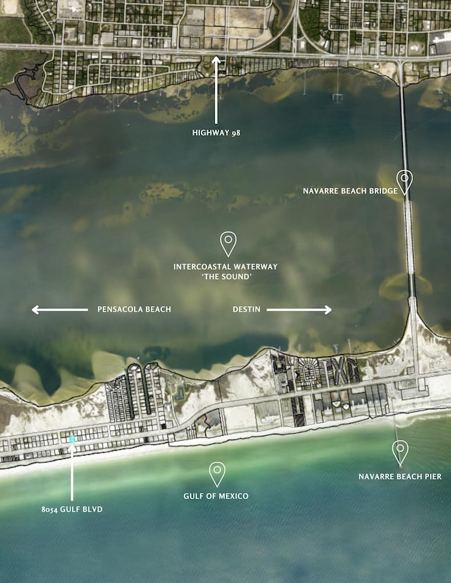 8054 Gulf Blvd, Navarre, FL 32566 - map