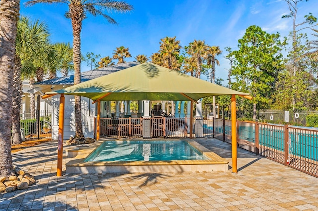 50 Cinnamon Fern Ln, Santa Rosa Beach, FL 32459 - community pool featuring fence and a patio