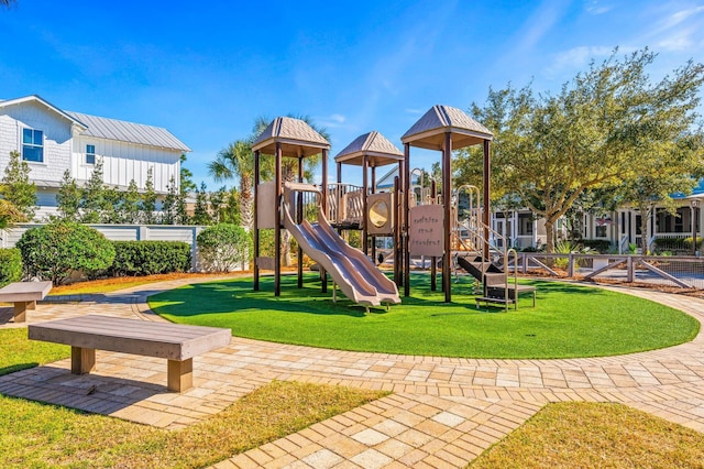 50 Cinnamon Fern Ln, Santa Rosa Beach, FL 32459 - community jungle gym with a yard