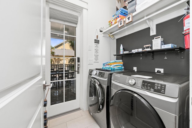 50 Cinnamon Fern Ln, Santa Rosa Beach, FL 32459 - laundry area featuring light tile patterned floors, laundry area, and independent washer and dryer