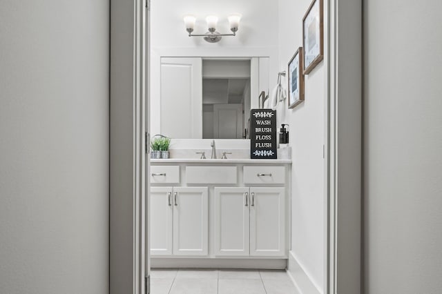 50 Cinnamon Fern Ln, Santa Rosa Beach, FL 32459 - bathroom featuring tile patterned flooring and vanity