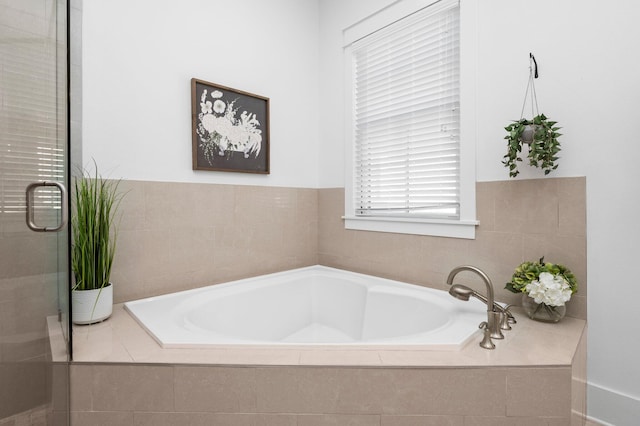 50 Cinnamon Fern Ln, Santa Rosa Beach, FL 32459 - full bathroom with an enclosed shower and a bath