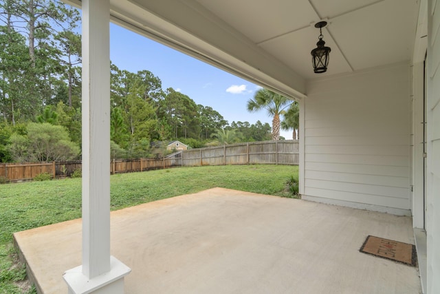 2690 Hartman Ct, Navarre, FL 32566 - view of patio with a fenced backyard