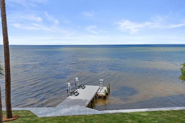 3002 Bay Villas Dr, Miramar Beach, FL 32550 - dock area with a water view