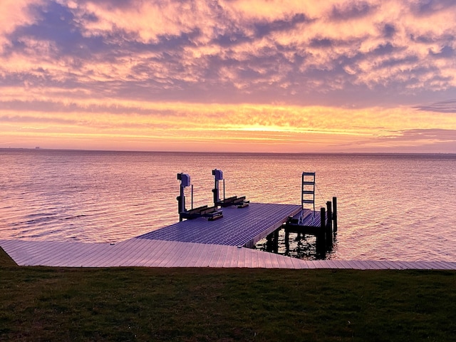 3002 Bay Villas Dr, Miramar Beach, FL 32550 - dock area with a water view