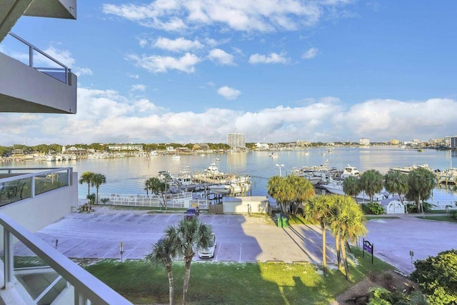 100 Gulf Shore Dr Unit 202, Destin, FL 32541 - view of water feature with a dock
