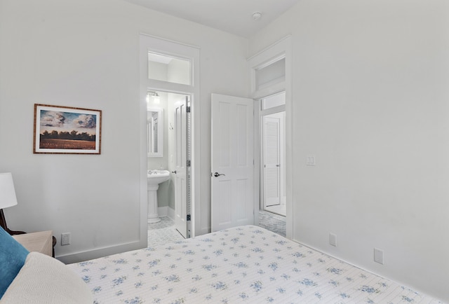 97 Sarasota St, Miramar Beach, FL 32550 - bedroom featuring baseboards and ensuite bath