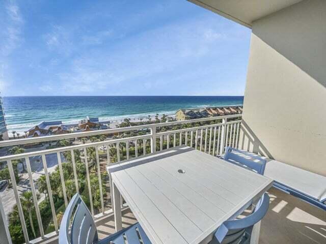 1751 Scenic Highway 98 Unit 906, Destin, FL 32541 - balcony featuring a beach view and a water view