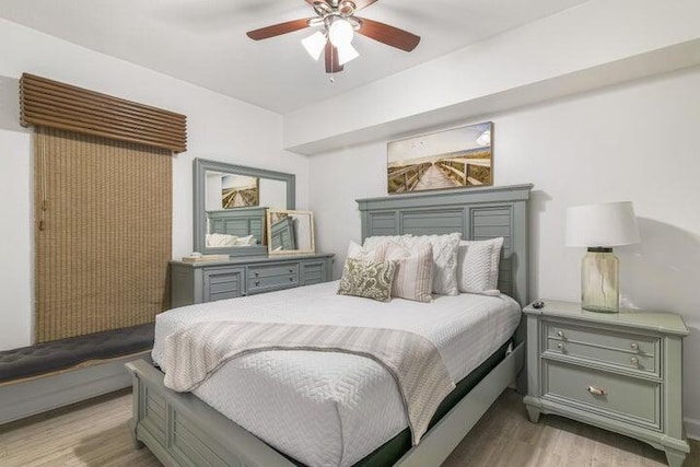 1751 Scenic Highway 98 Unit 906, Destin, FL 32541 - bedroom featuring ceiling fan and light wood finished floors