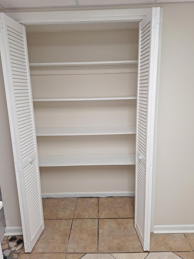 view of closet