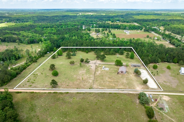 126 Tall Oaks Rd, Defuniak Springs, FL 32435 - aerial view featuring a view of trees and a rural view