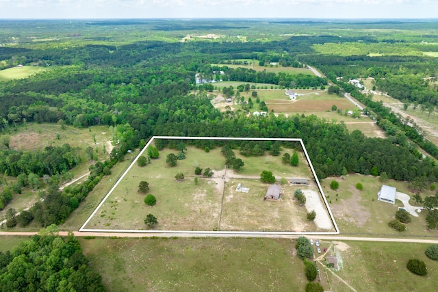 126 Tall Oaks Rd, Defuniak Springs, FL 32435 - aerial view featuring a view of trees and a rural view
