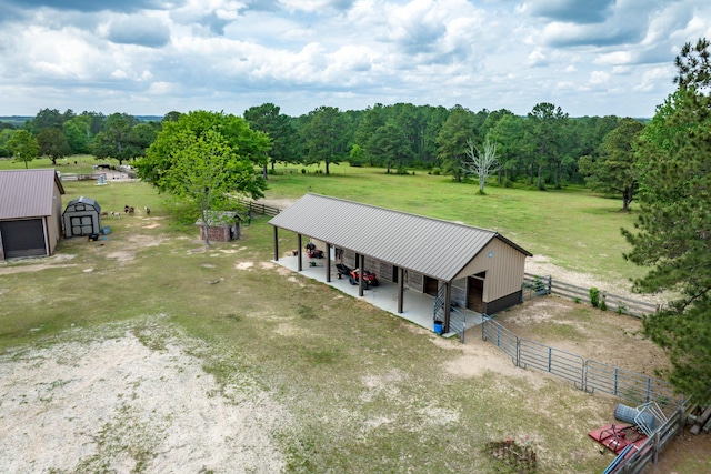 126 Tall Oaks Rd, Defuniak Springs, FL 32435 - aerial view with a rural view