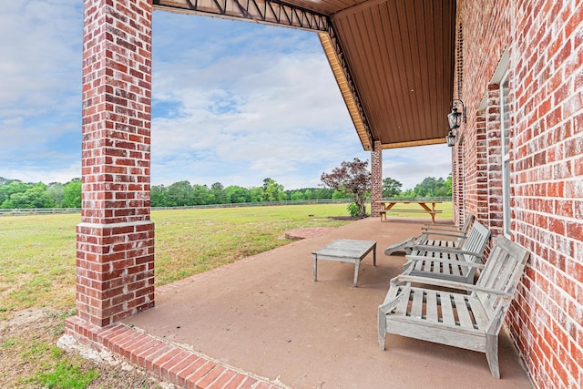 126 Tall Oaks Rd, Defuniak Springs, FL 32435 - view of patio with fence