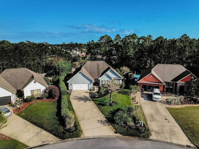 214 Whispering Lake Dr, Santa Rosa Beach, FL 32459 - aerial view of property and surrounding area
