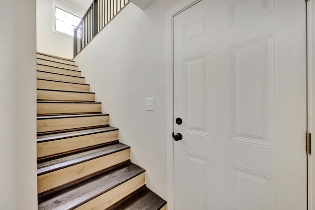 view of stairs
