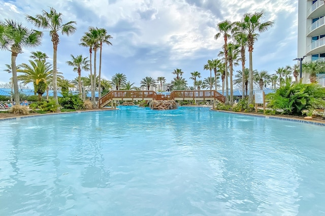 view of pool