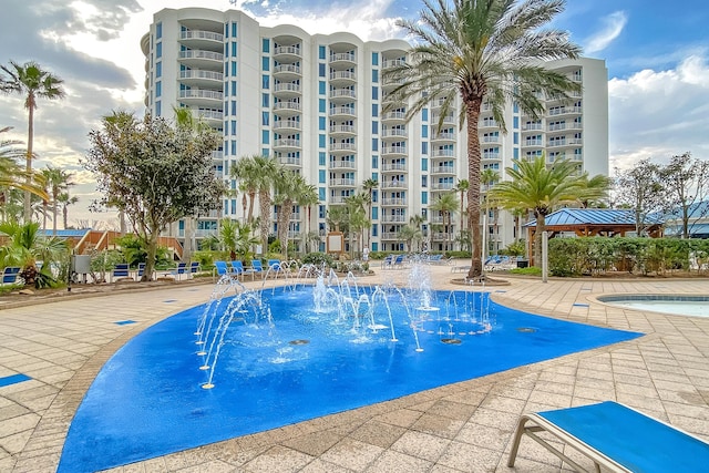view of pool