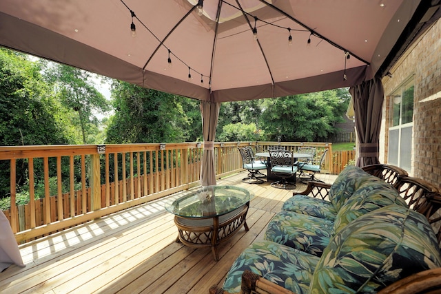 614 Red Fern Rd, Crestview, FL 32536 - deck featuring outdoor dining space