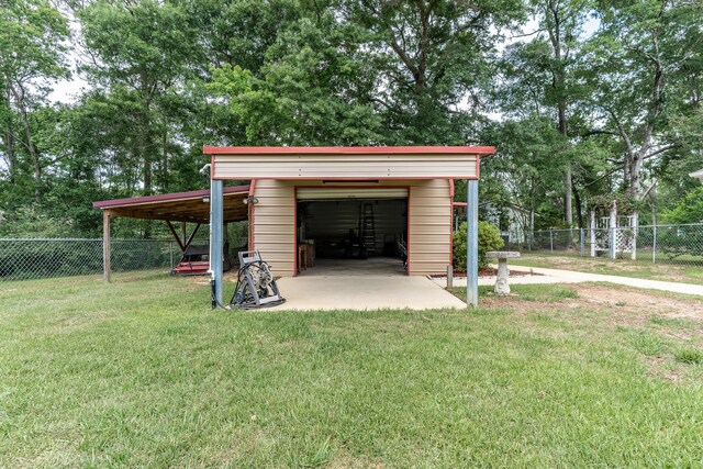 6100 Buck Ward Rd, Baker, FL 32531 - view of outbuilding with fence and an outdoor structure
